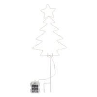 Led-díszlámpa Gabriel - fehér, Konventionell, fém (60cm) - Premium Living