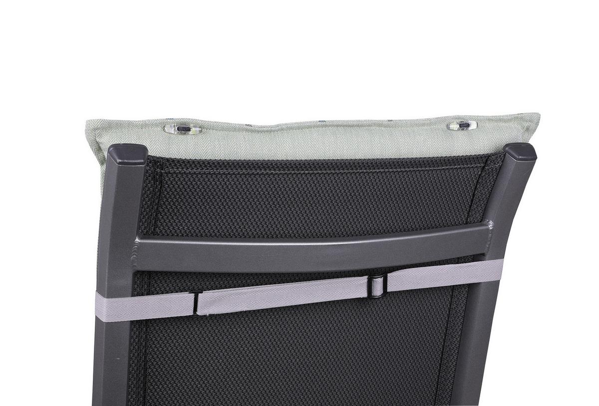 Sesselauflagenset 4-Teilig Hellgrün - Hellgrün, Basics, Textil (50/7/108cm)