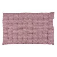 Boxkissen Dobby Rot ca. 60x100cm - Rot, Textil (60/100/7cm)