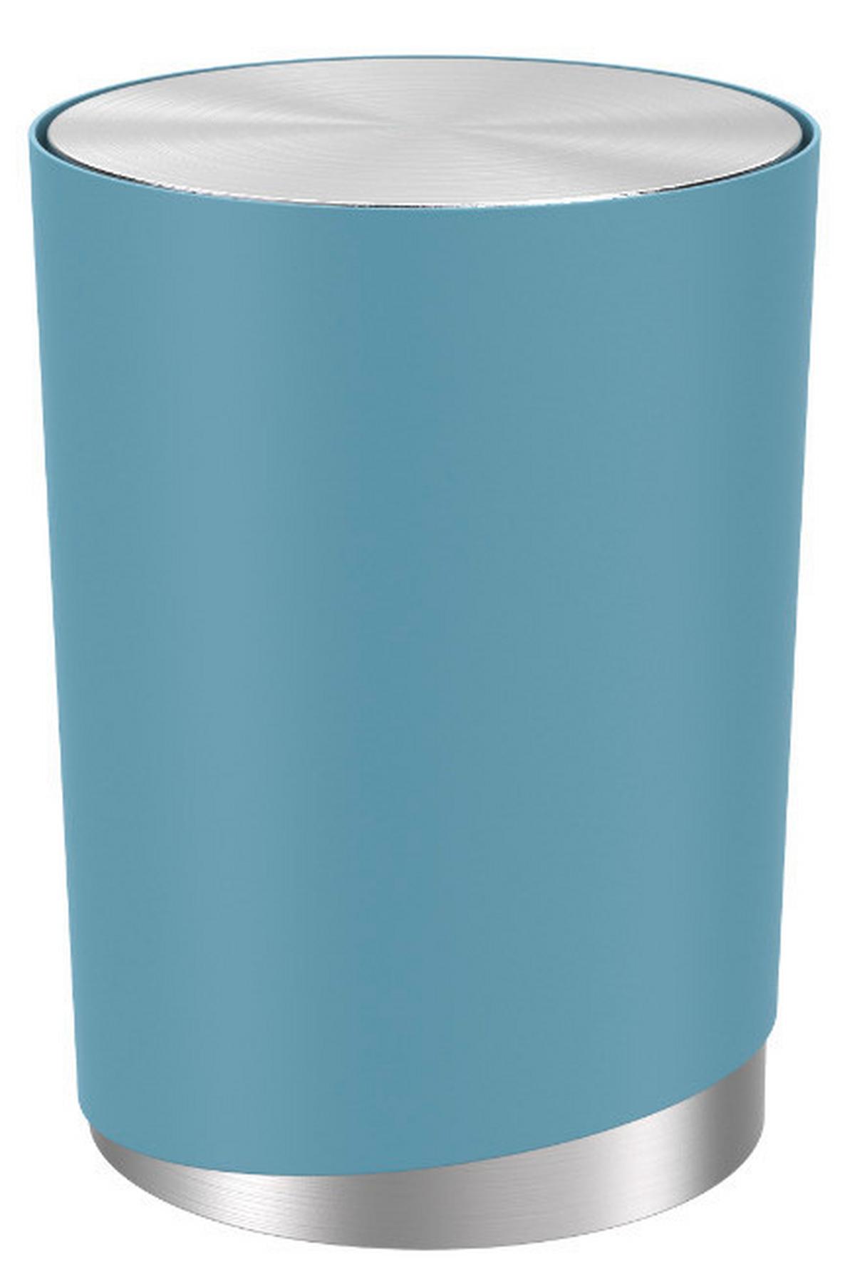 Kosmetikeimer Chris in Blau - Blau, Modern, Kunststoff/Metall (19,05/25,4cm) - Premium Living