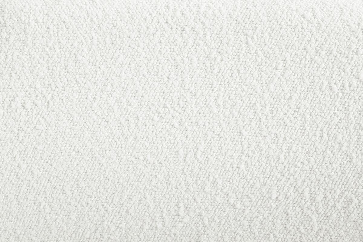 Naslanjač Bouclé, Bela - črna/bela, Moderno, kovina/tekstil (63,5/82,5/59cm) - Livetastic