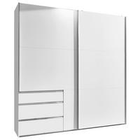Ormar S Kliznim Vratima Level 36a - bijela/boje kroma, Moderno, drvni materijal/metal (250/216/65cm) - Modern Living