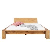 Bett aus Massiv Holz ca. 180x200 - Eichefarben, Lifestyle, Holz (180/200cm) - Zandiara