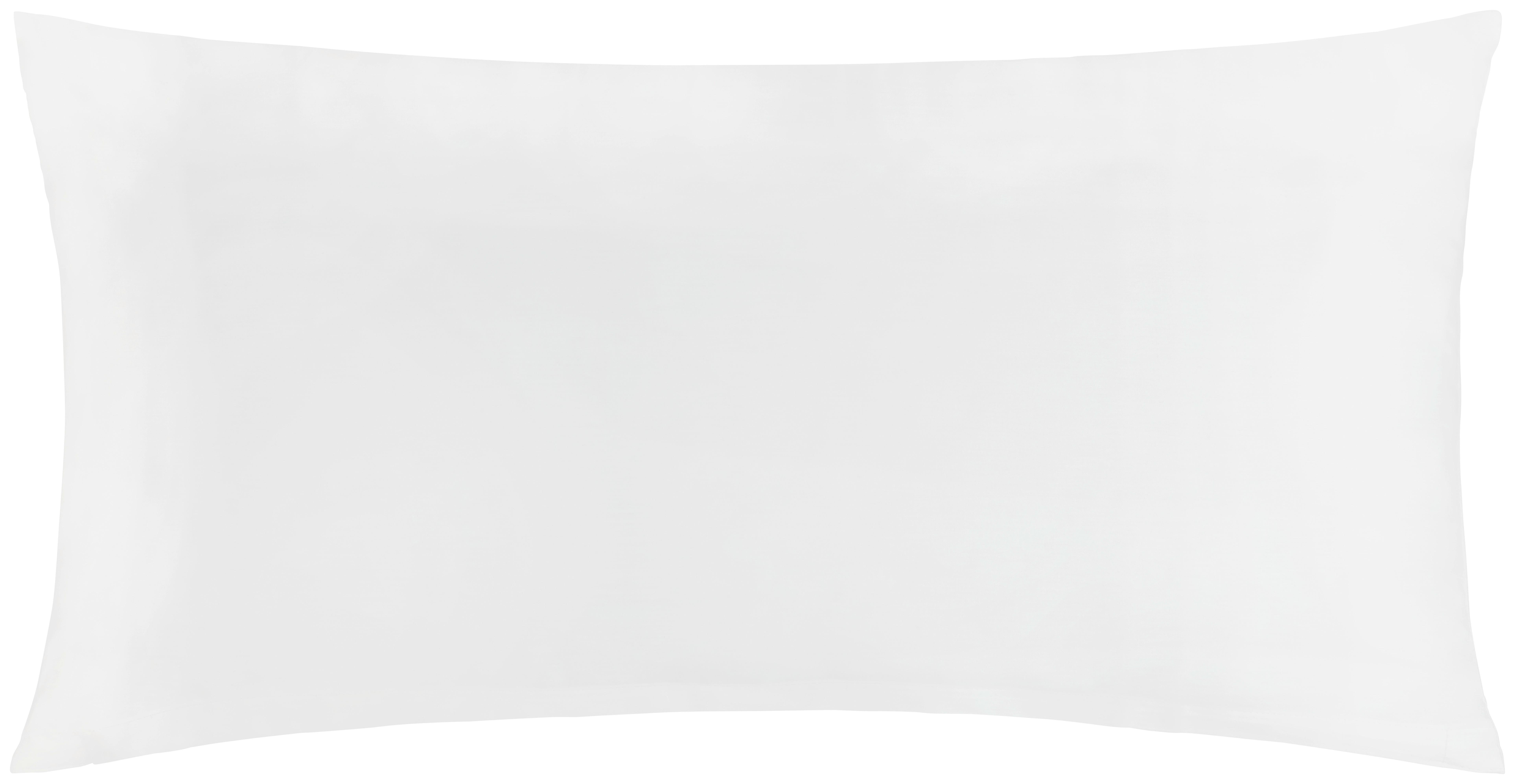 Kissenhülle Bio Lisa in Weiß ca. 40x80cm - Weiß, MODERN, Textil (40/80cm) - ecoTree