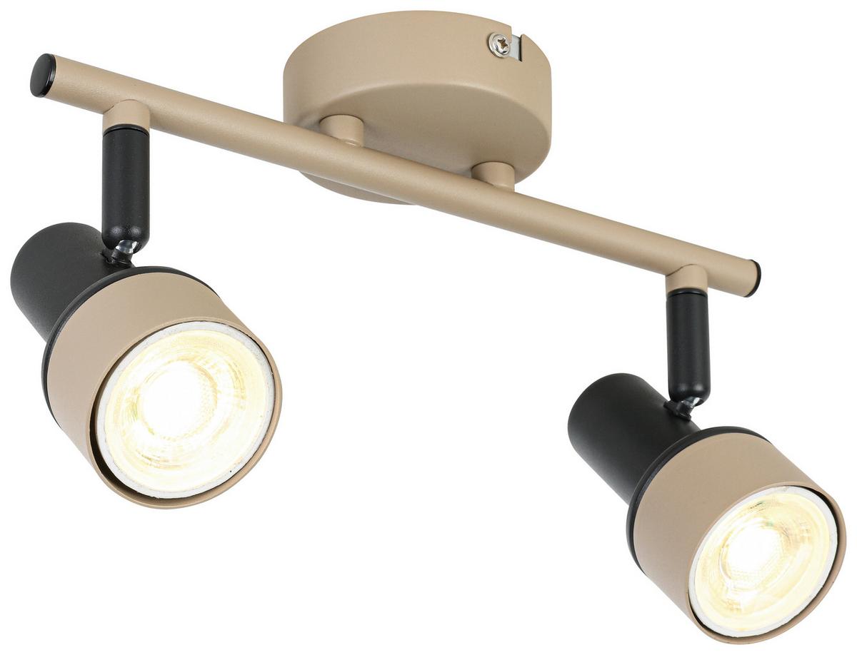 Reflektor Simba - črna/peščene barve, Romantika, kovina/umetna masa (27/8/12cm) - Mömax