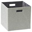 Aufbewahrungsbox Bobby - Silberfarben, MODERN, Textil (33/33/32cm) - Mömax modern living Aufbewahrungsbox Bobby - Silberfarben, MODERN, Textil (33/33/32cm) - Mömax modern living