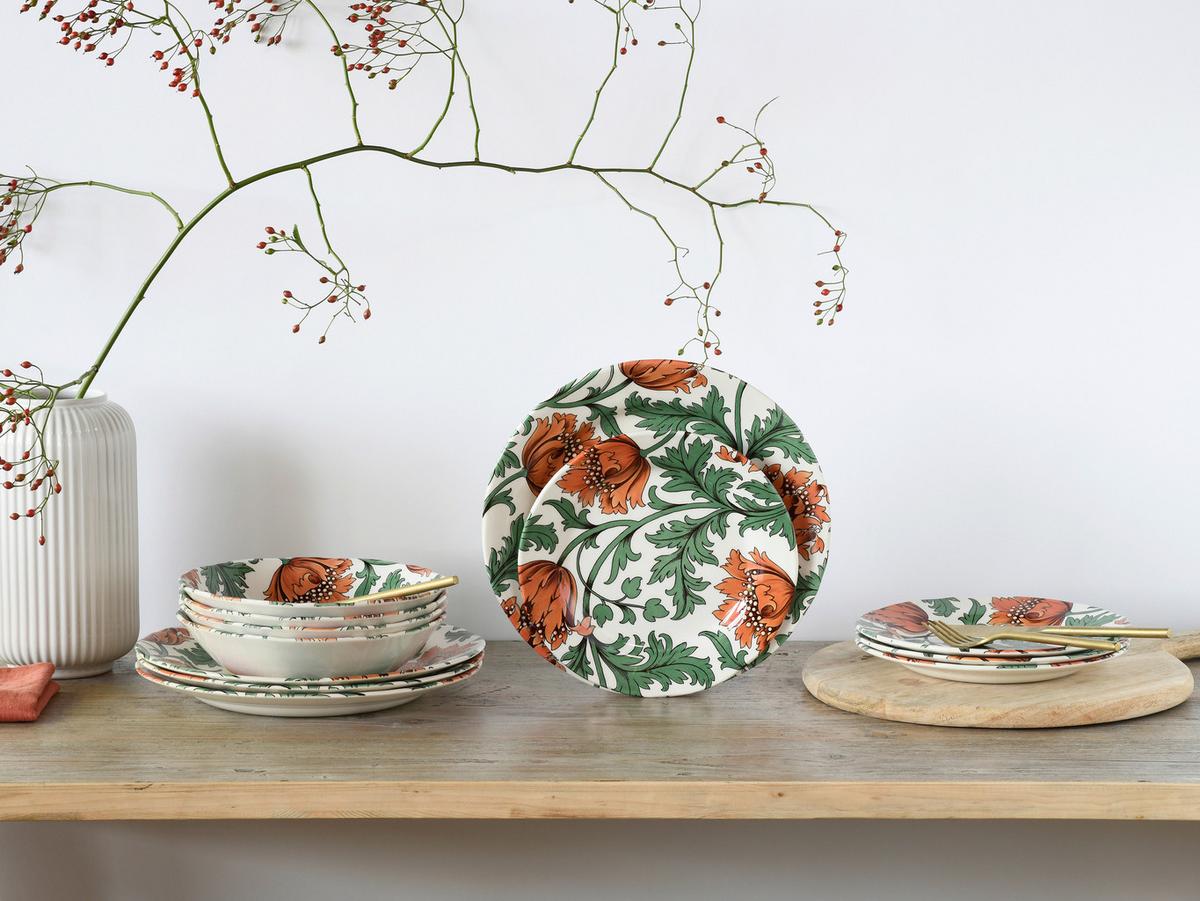 Jedilni Servis Florentina, 12-Delni - večbarvno, Basics, keramika - Creatable