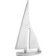 Dekoschiff Mara in Silberfarben - Silberfarben, Metall (19/5,5/37cm)