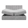BOXSÄNG MALA - ljusgrå/svart, Modern, trämaterial/trä (180/200cm) - Bessagi Home