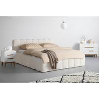 Polsterbett Monte -Top- -Based- - Beige/Schwarz, Konventionell, Kunststoff/Textil (200/200cm) - Based