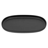 Pladenj Za Serviranje Uno Black - črna, Trend, keramika (33cm) - Creatable