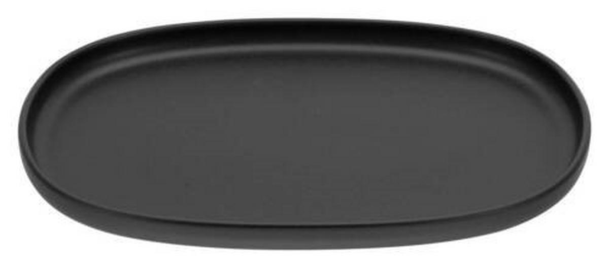 Pladenj Za Serviranje Uno Black - črna, Trend, keramika (33cm) - Creatable