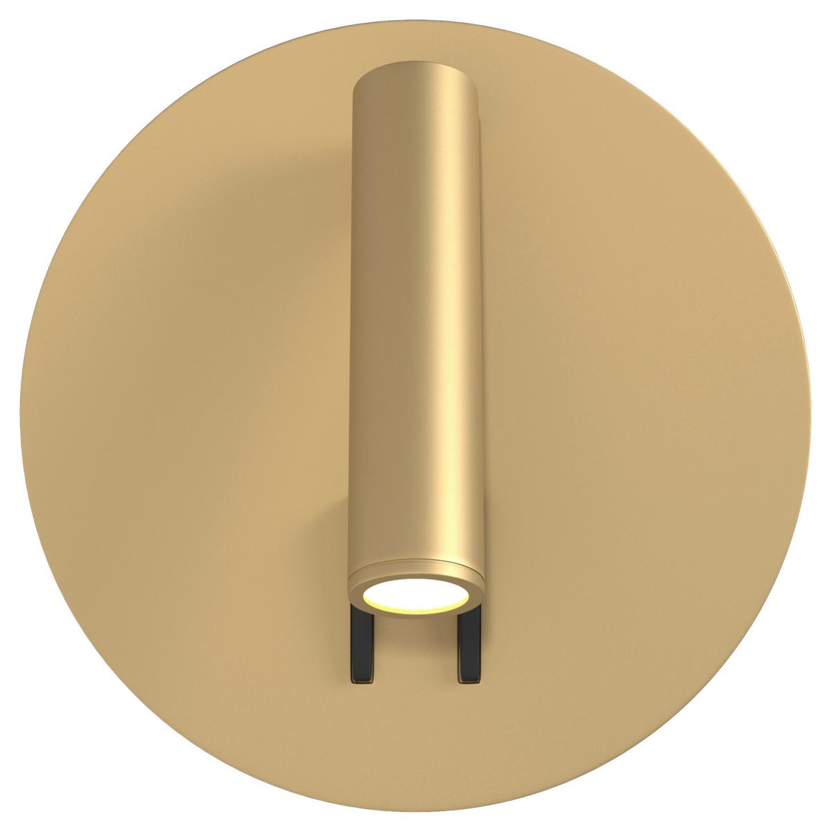Wandleuchte IOS Goldfarben max. 9 Watt - Goldfarben, Basics, Metall (6,5/14/14cm) - MAYTONI