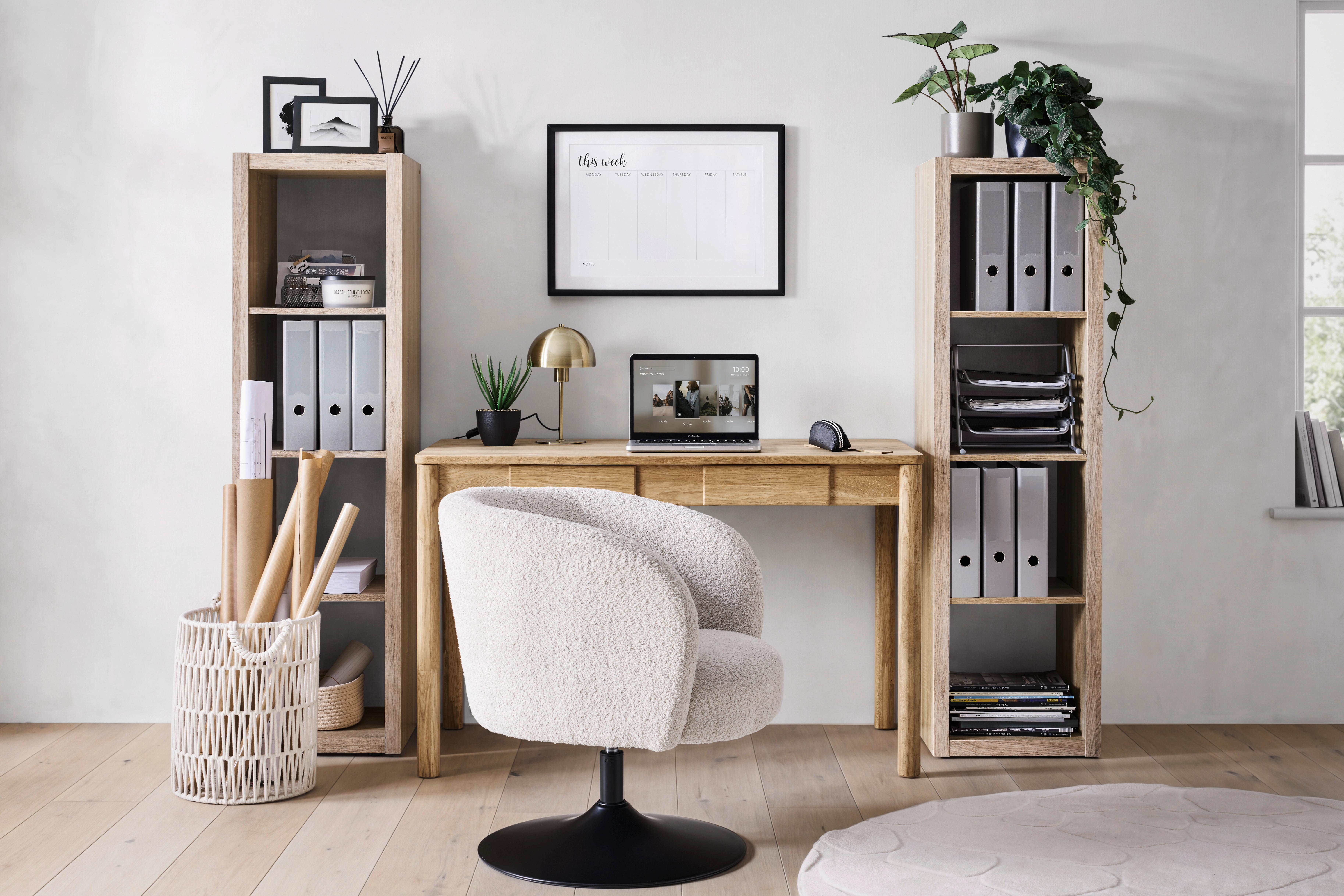 SKRIVBORD LUND - ekfärgad, Modern, trä (120/60/76cm) - Mömax