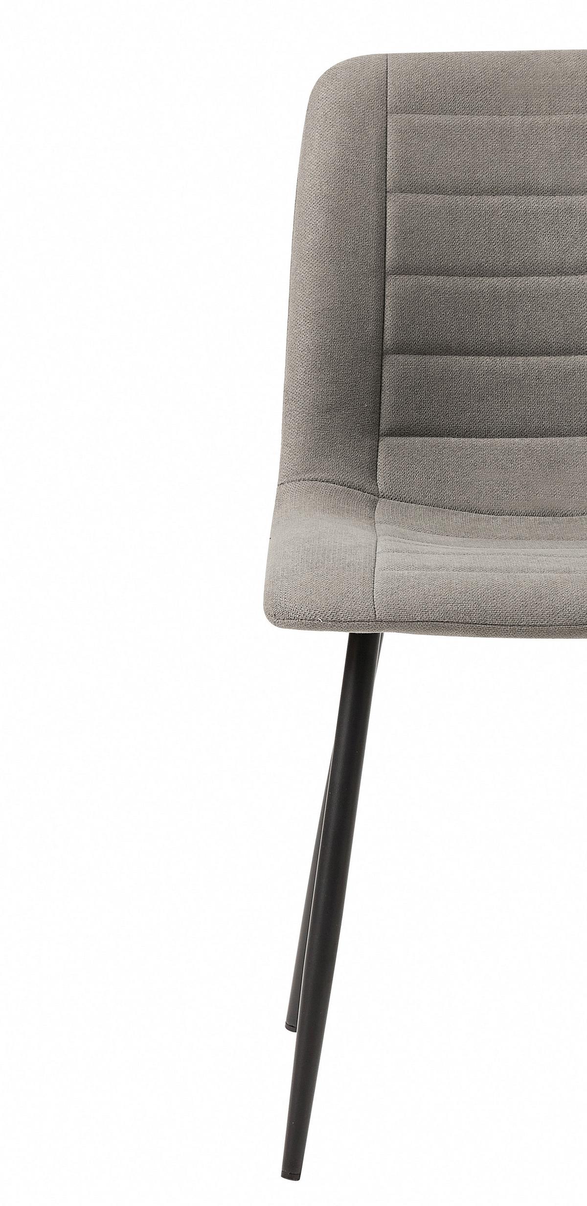 Stolica Una - cappuccino/crna, Basics, metal/tekstil (53/45/88cm) - Best Price