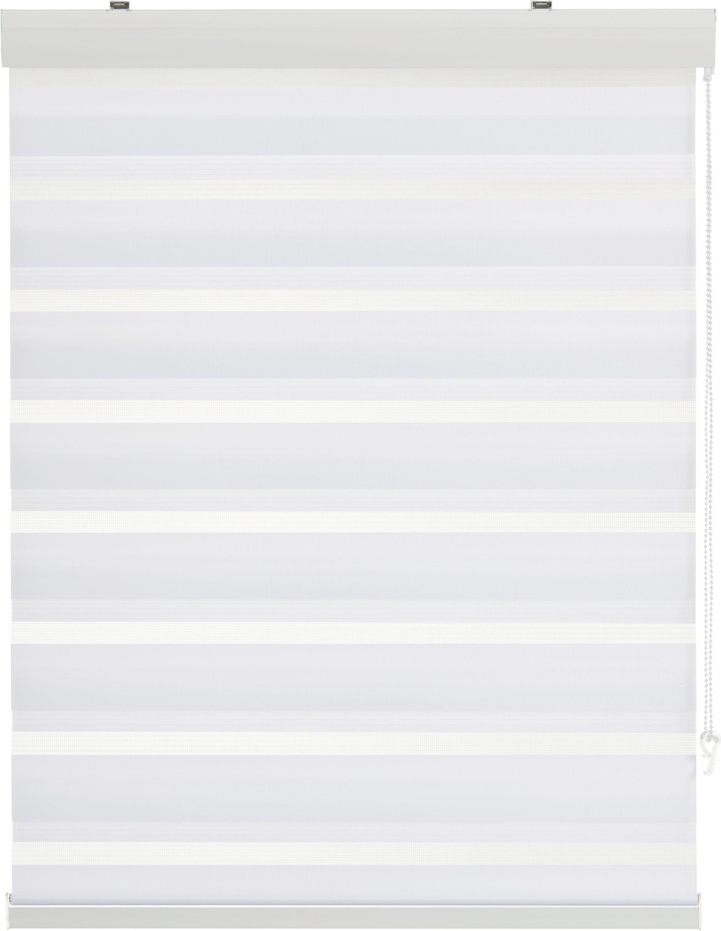 Klemmrollo Klemm Light, ca. 80x160cm - Weiß, MODERN, Textil/Metall (80/160cm) - Mömax modern living