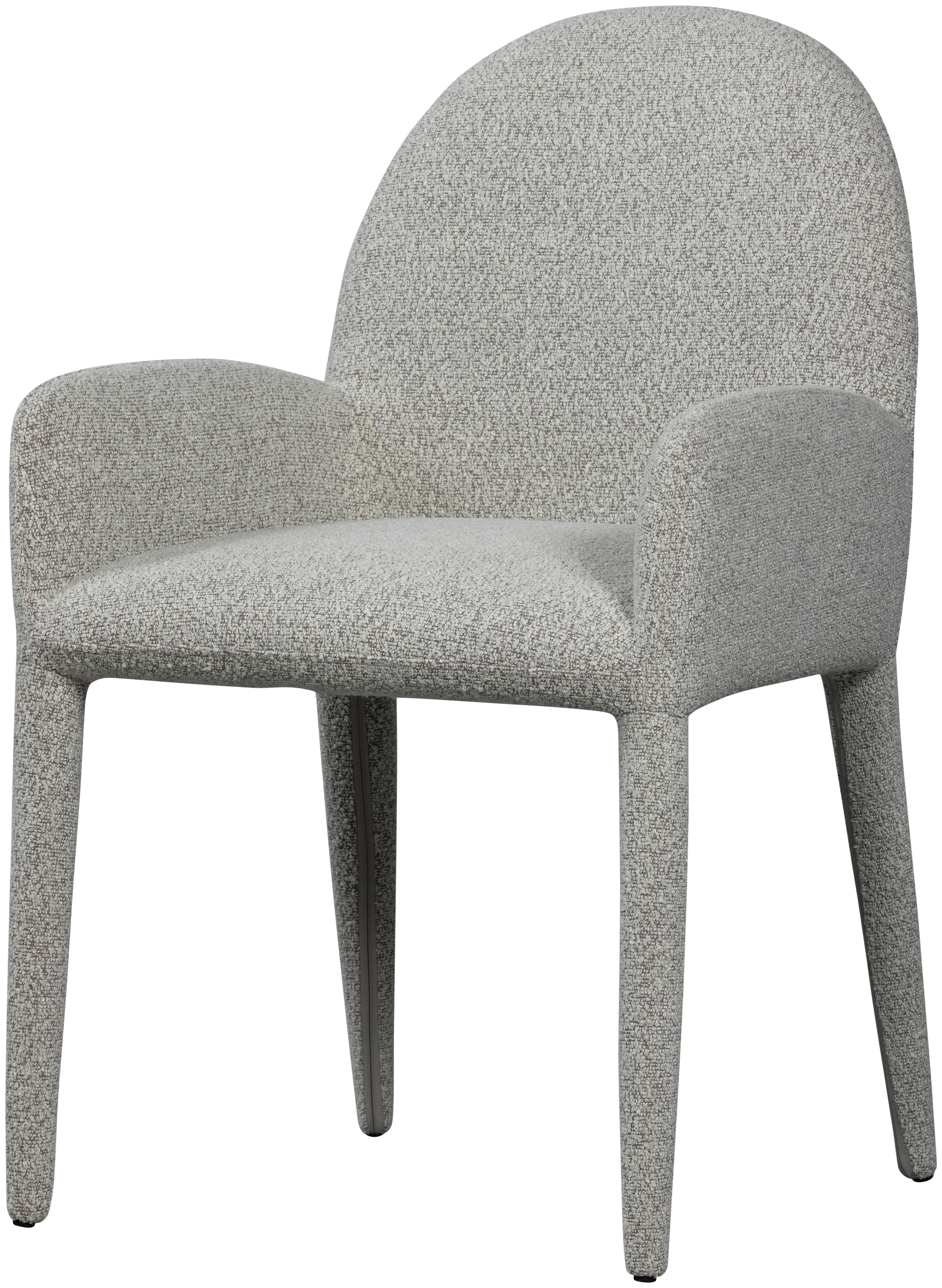Armlehnstuhl Elegance Greige Bouclé - Greige, Design, Textil (54/83/57cm) - Livetastic