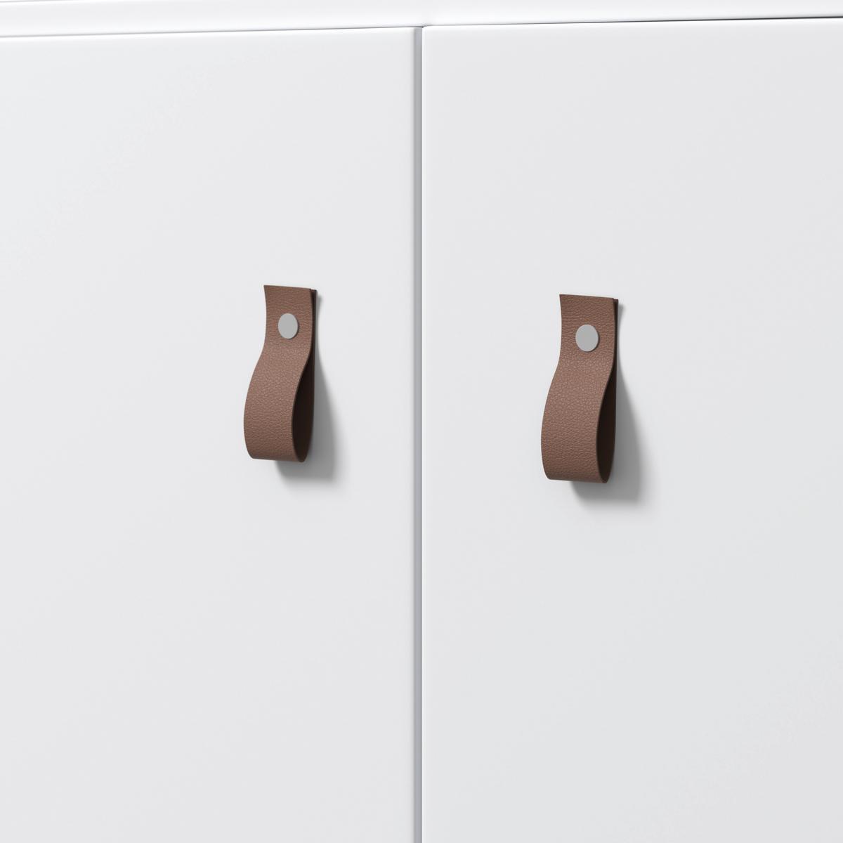 Comodă cu uși MICK - alb, Modern (180/69,5/40cm) - Bessagi Home
