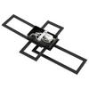 LED-Deckenleuchte Ferm in Schwarz max. 24 Watt - svart, Modern, plast (65/34,8/7,3cm) - Premium Living