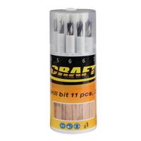 Fúrószár Készlet 11db - szürke, fém (13.2/4.8/4.8cm)