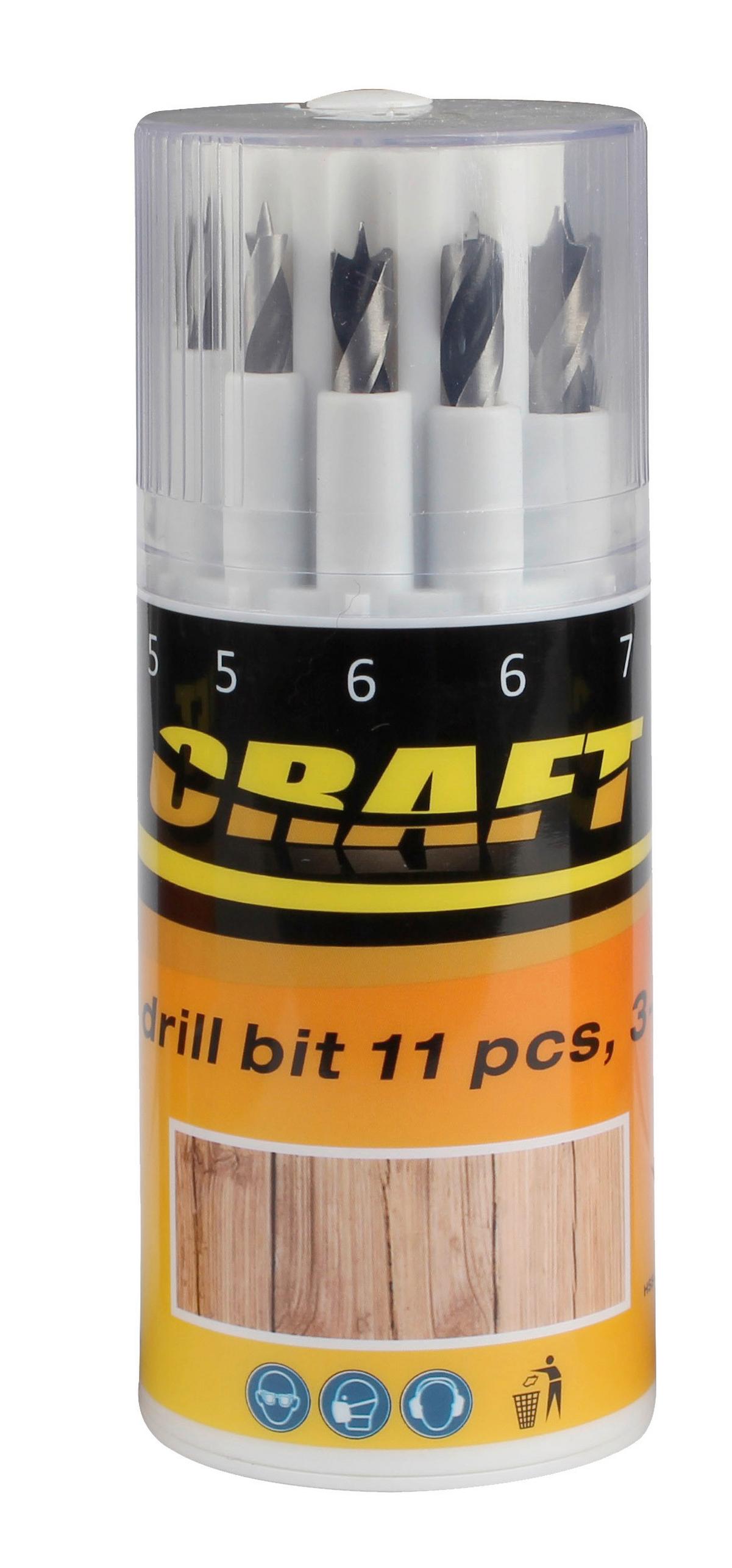 Fúrószár Készlet 11db - szürke, fém (13.2/4.8/4.8cm)