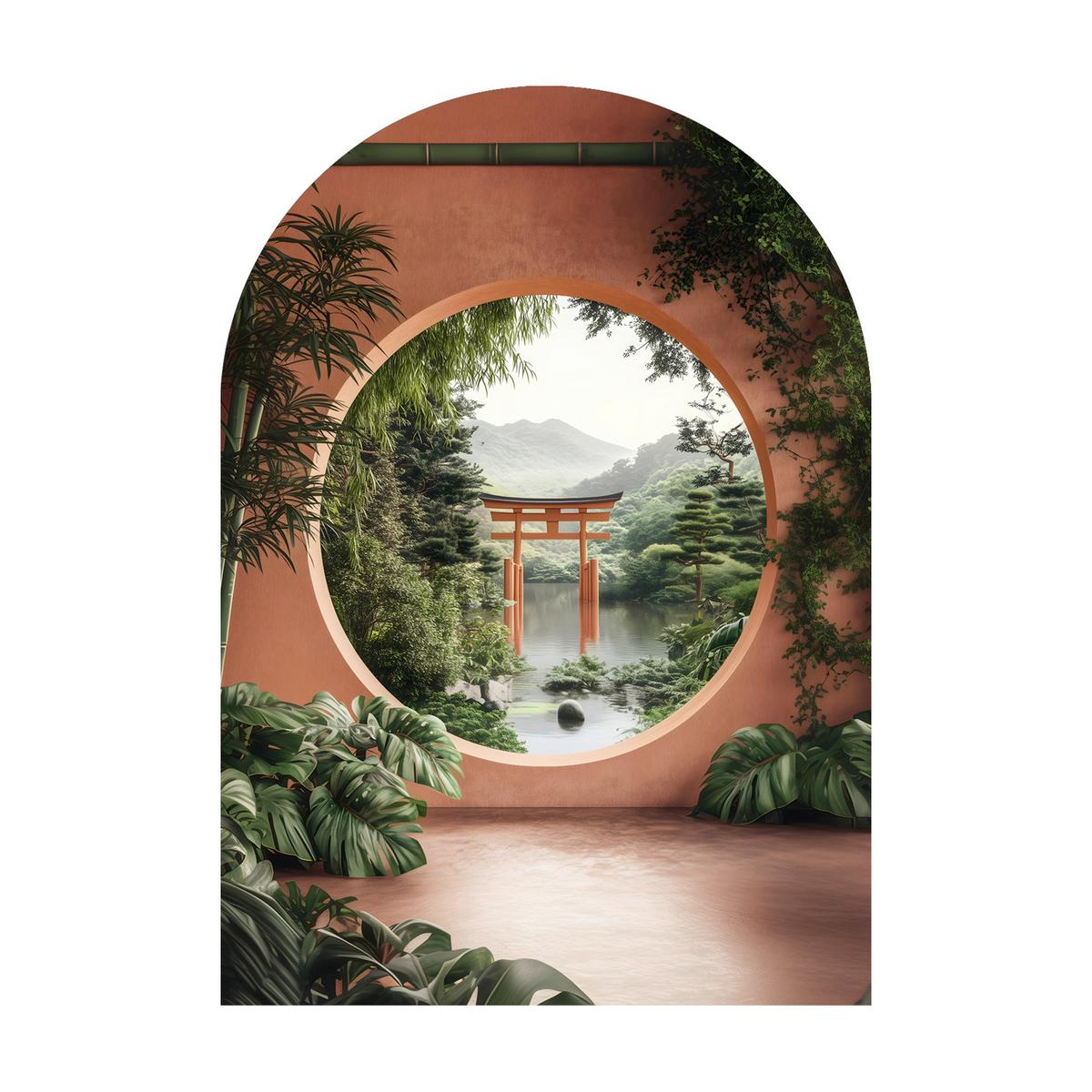 Glasbild Multicolor ca. 70x100cm - Multicolor, Basics, Glas/Papier (70/100cm)