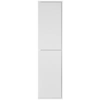 Hochschrank in Weiß - Weiß Hochglanz, MODERN, Glas/Holzwerkstoff (41,2/165,2/32cm) - Mömax