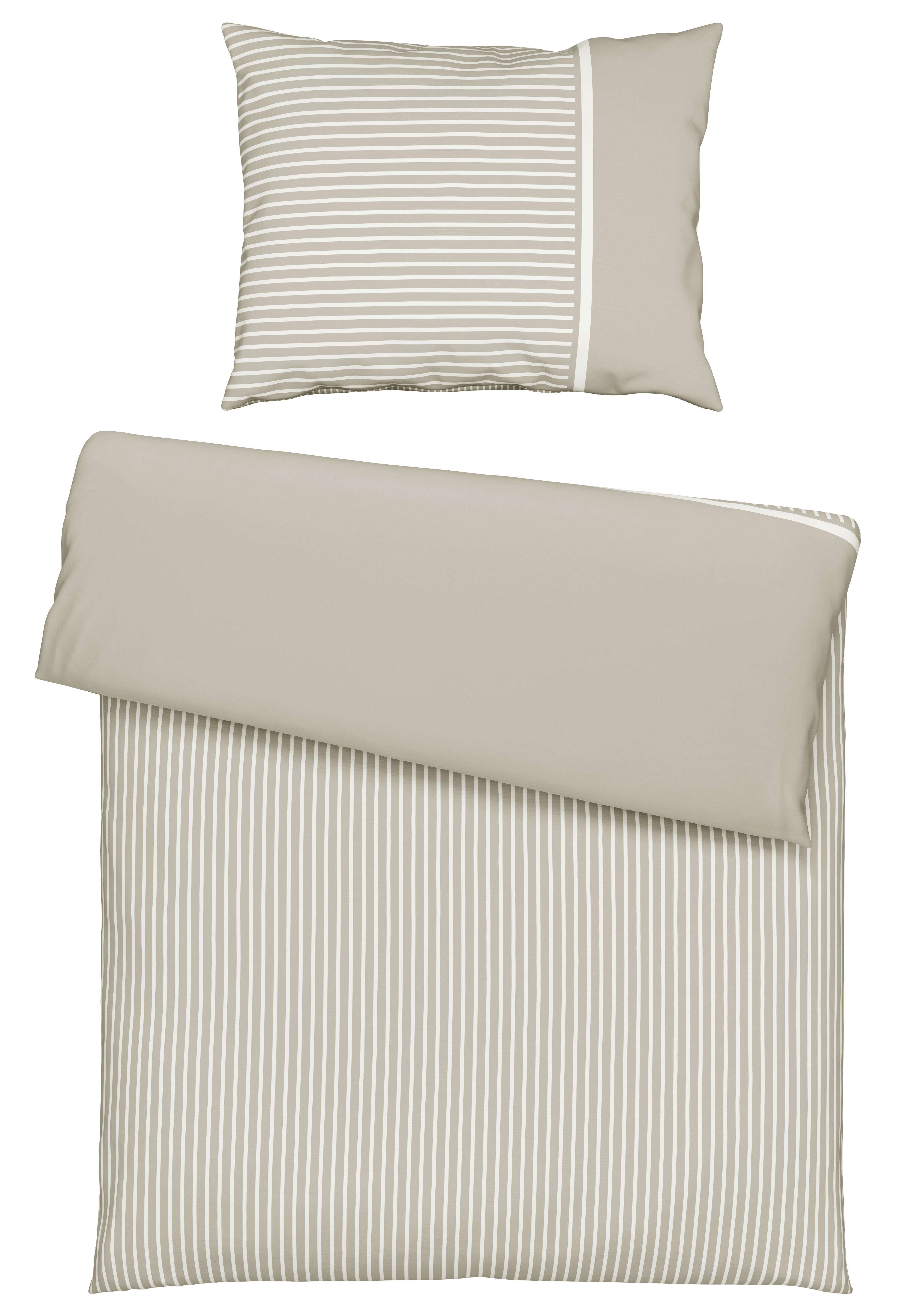 Posteljnina Johannes, Svetlo Rjava, 60/80, 140/200 - svetlo rjava, Konvencionalno, tekstil (140/200cm) - Mömax