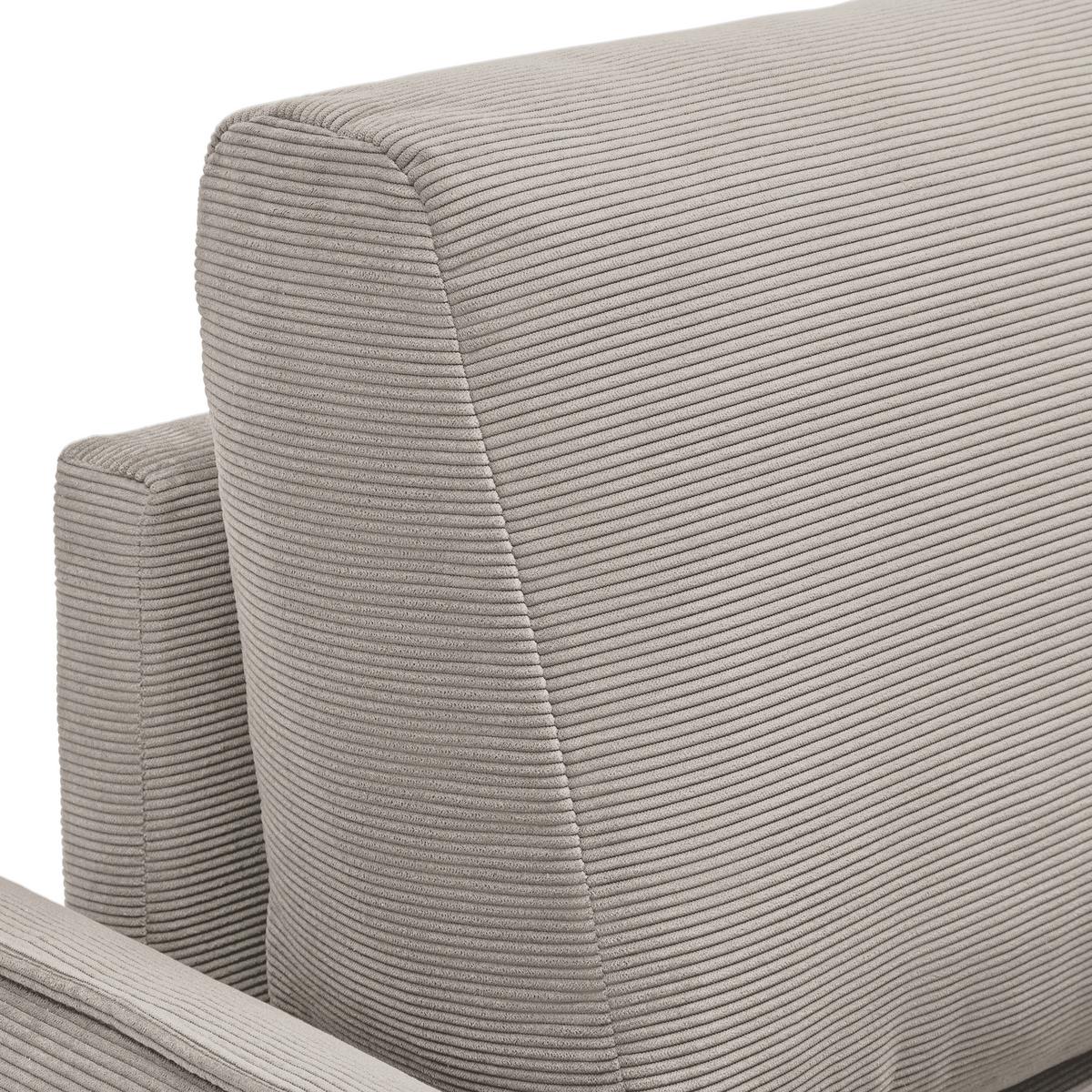 CANAPEA CU 3 LOCURI CUSTOM - taupe, Modern, textil (183/85/92cm) - Mömax