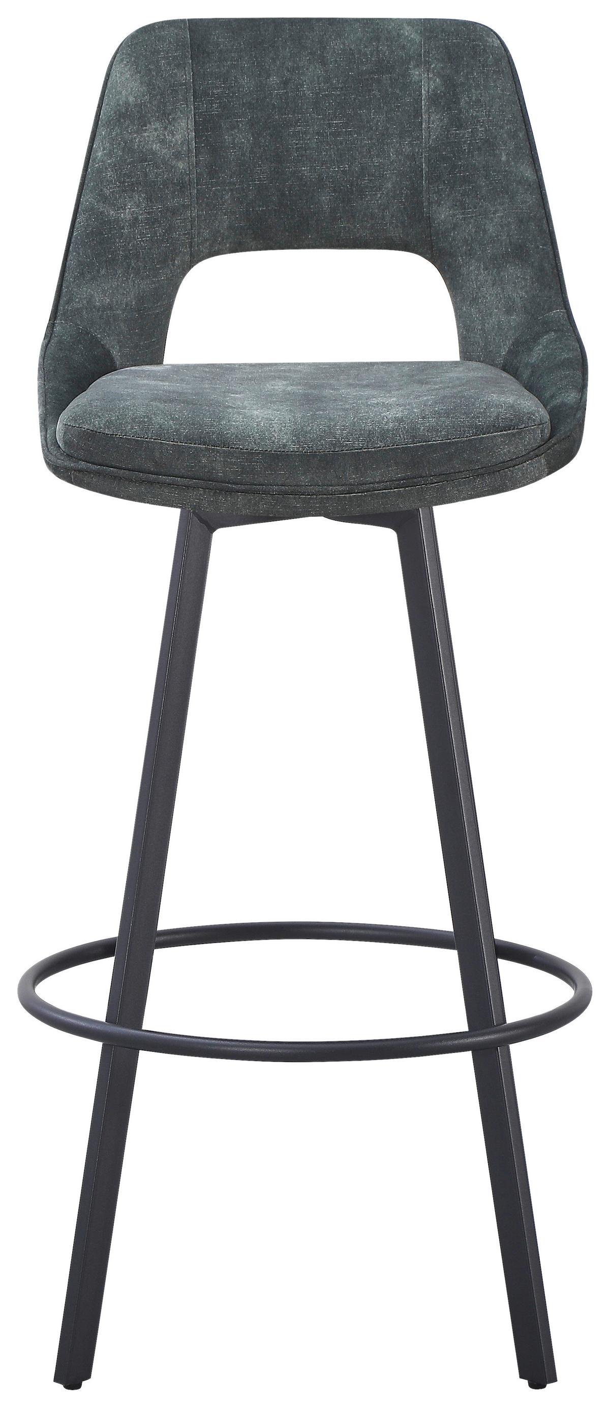 Barska Stolica Twist - zelena/crna, Moderno, metal/tekstil (45/103/52cm) - Premium Living