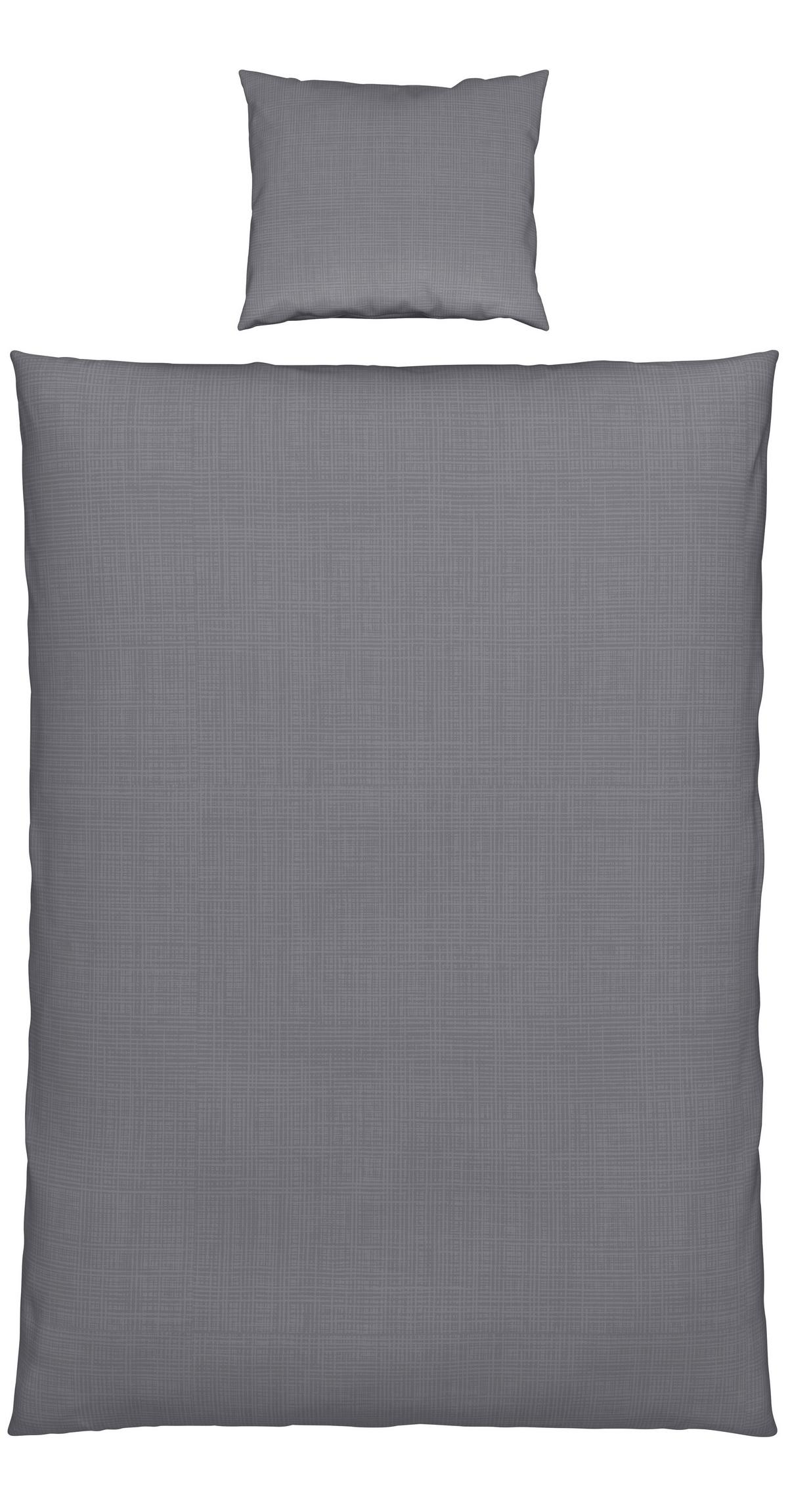 BETTWÄSCHESET MELANIA - Grau, Lifestyle, Textil (160/210cm) - Modern Living