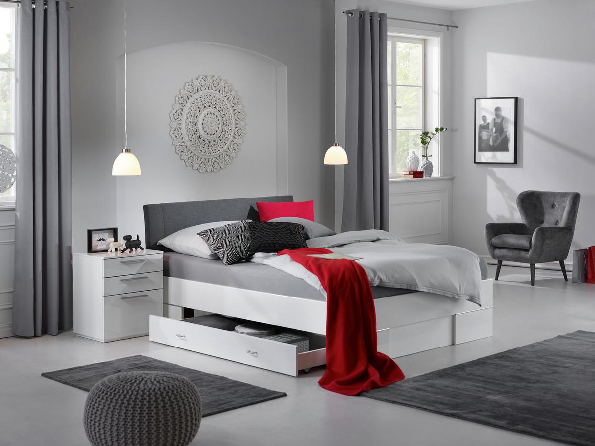 Wanddeko in Weiß - Weiß/Grau, ROMANTIK / LANDHAUS, Holzwerkstoff/Metall (90/90/5cm) - Mömax