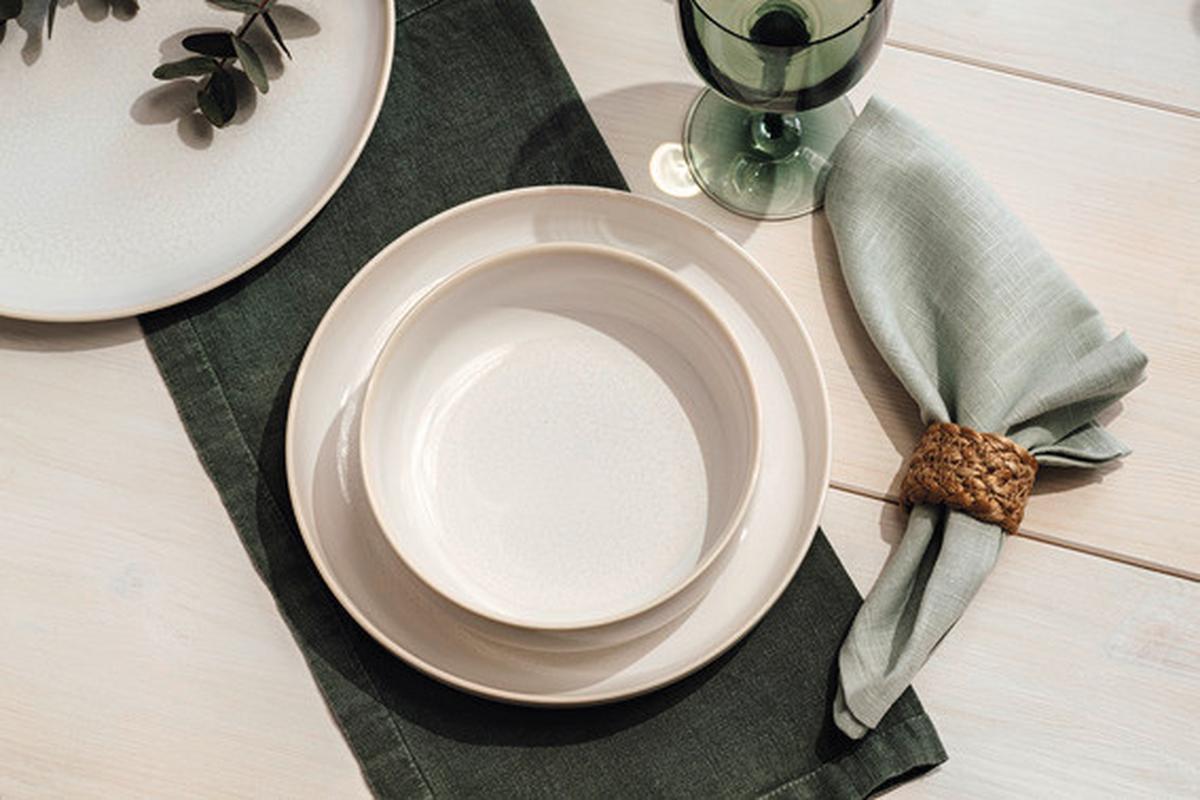 TALERZ OBIADOWY 19-5183-2610 VILLEROY&BOCH - beżowy, Lifestyle, ceramika (26cm) - like.Villeroy & Boch
