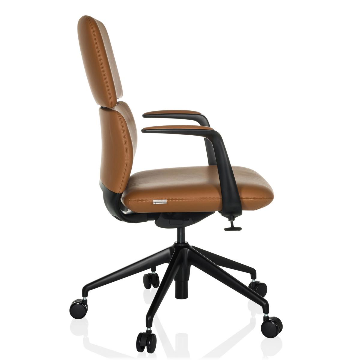 Vrtljivi Stol Atmos Designer - črna, Moderno, kovina/umetna masa (62/98-108/60cm) - MID.YOU