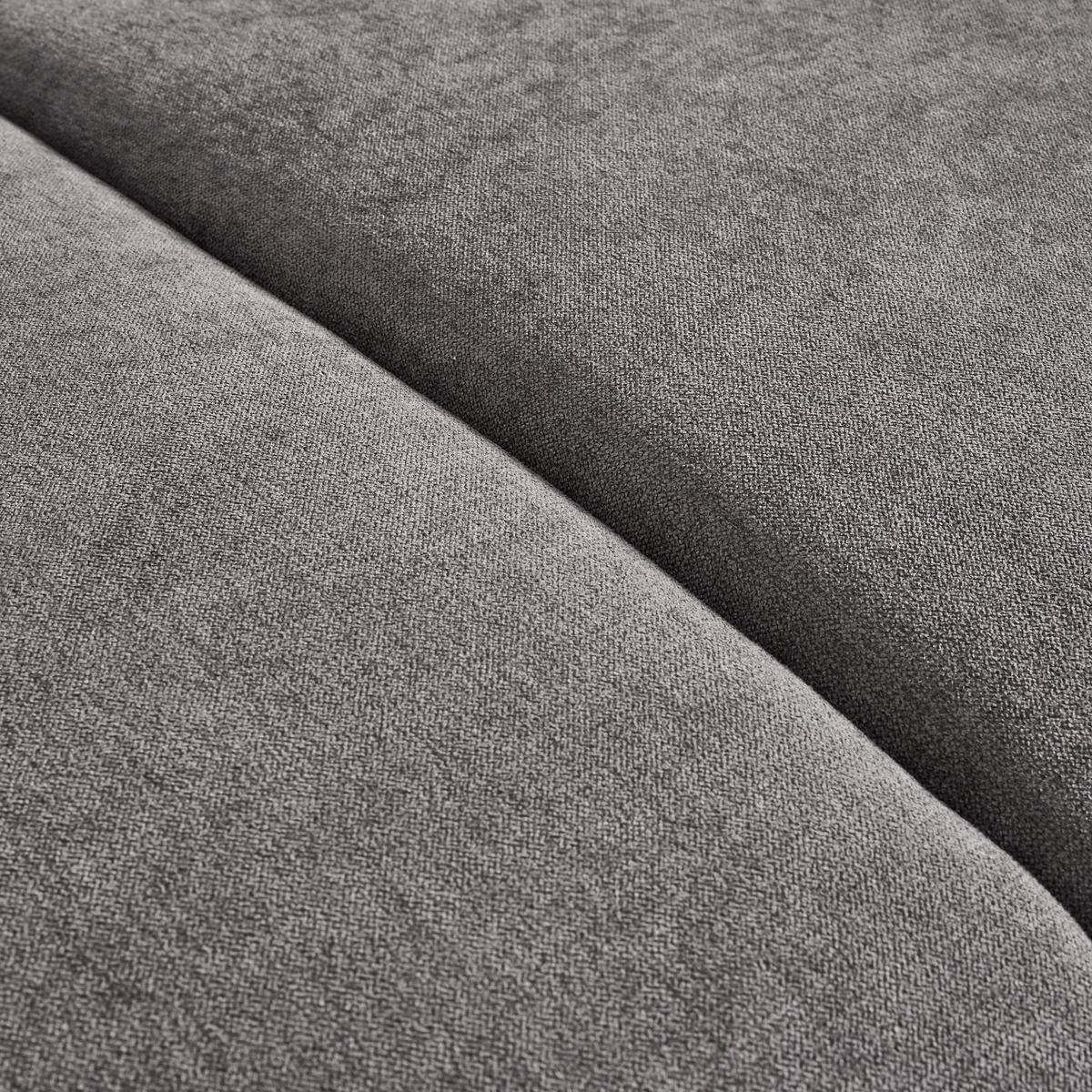 Sedežna Garnitura Malibu, Z Ležiščem - temno siva, Moderno, tekstil/les (249/72/207cm) - Bessagi Home