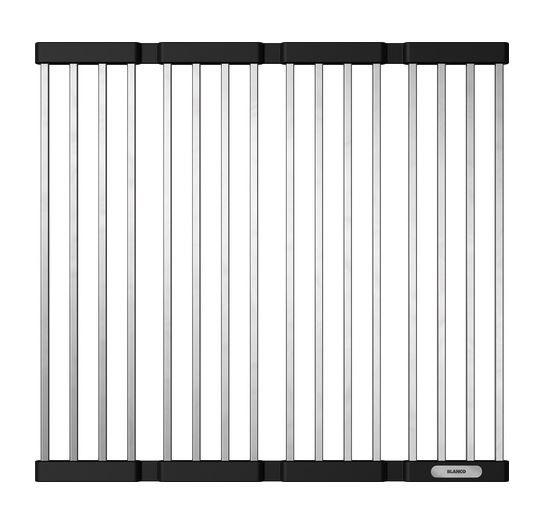 Abtropfmatte Edelstahl / Kunststoff - Metall (46/42,5cm) - Blanco
