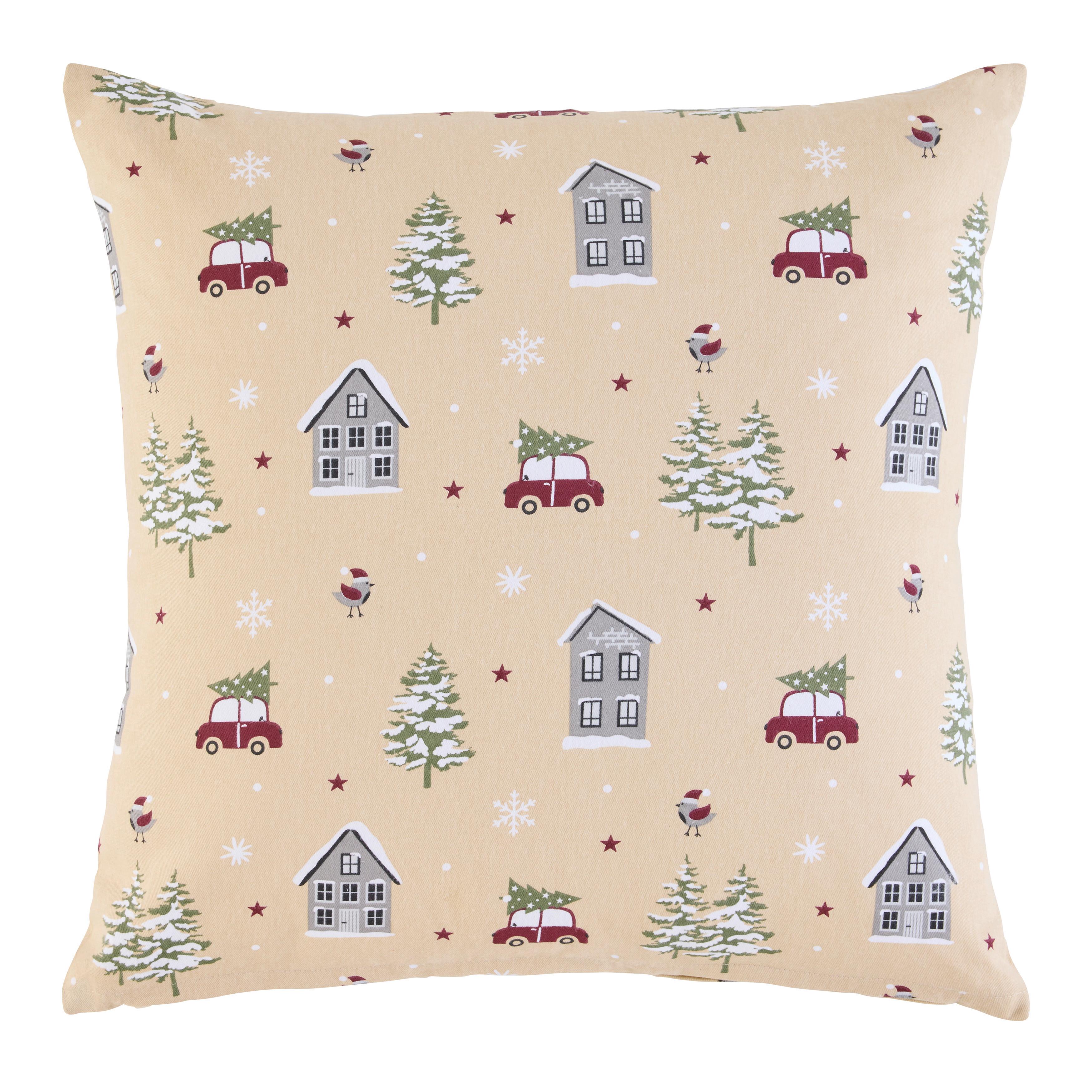 Zierkissen Home Beige ca. 45x45cm - Beige, Konventionell (45/45cm) - Mömax