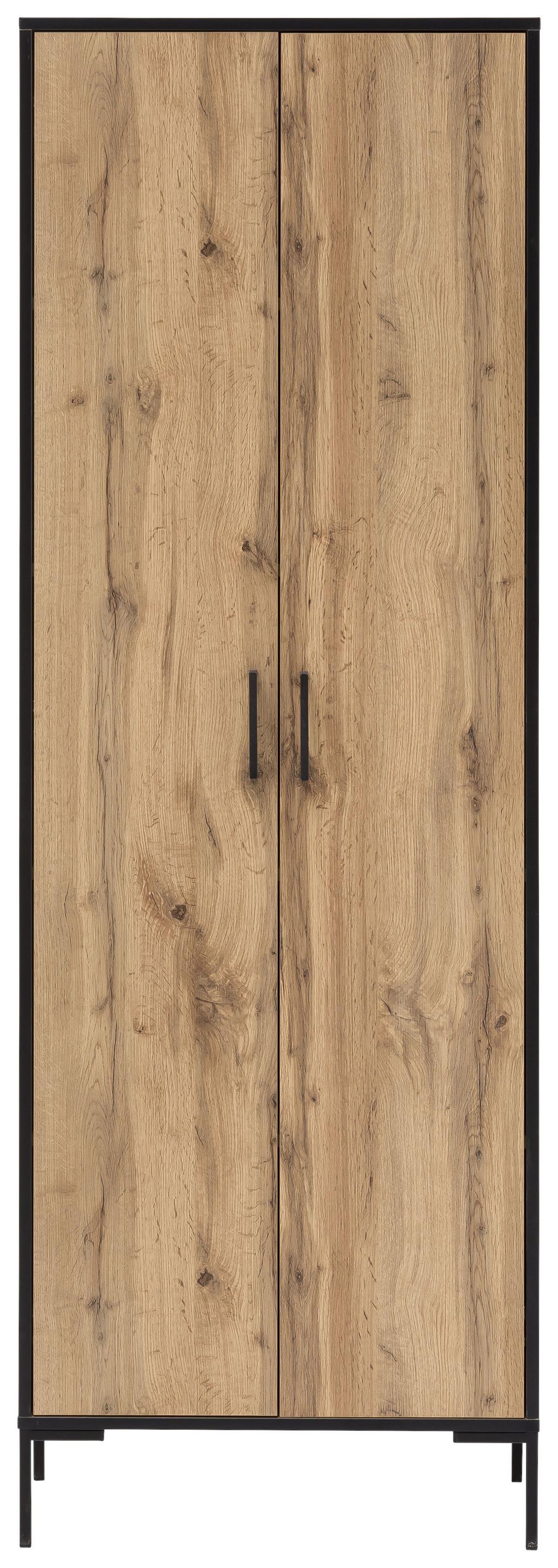 Aktenschrank Serie 2000 Eichefarbe - Eichefarben, KONVENTIONELL, Holzwerkstoff (65,2/194,2/39cm) - MID.YOU