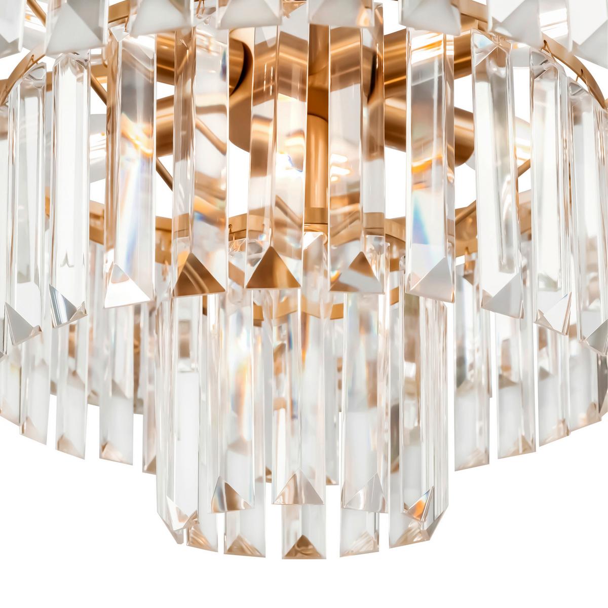 Pendelleuchte Revero Messingfarben max. 40 Watt - Messingfarben, Trend, Glas/Metall (50/40/50cm) - MAYTONI