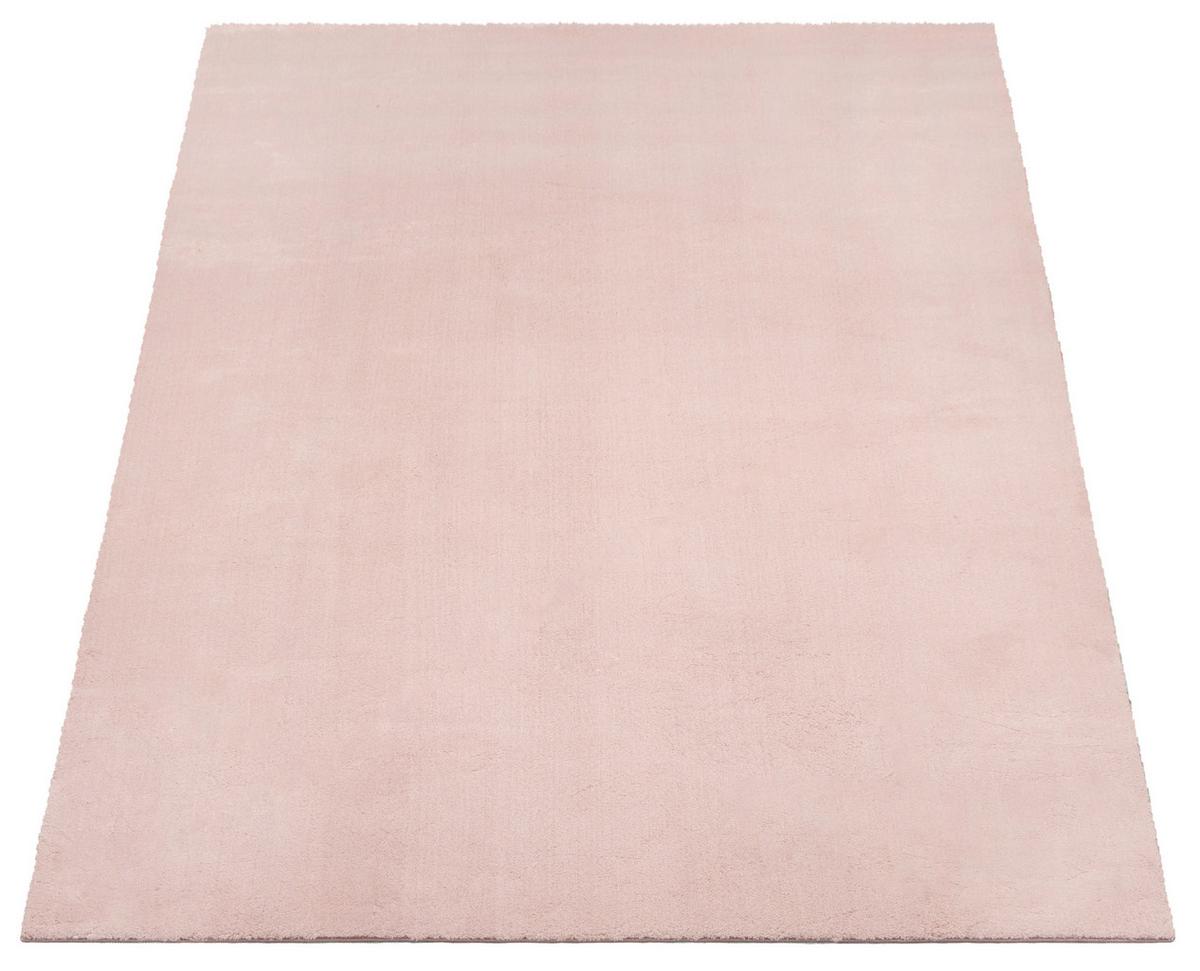 Fellteppich Loft Rosa ca. 140x200cm - Rosa, KONVENTIONELL, Textil (140/200cm)