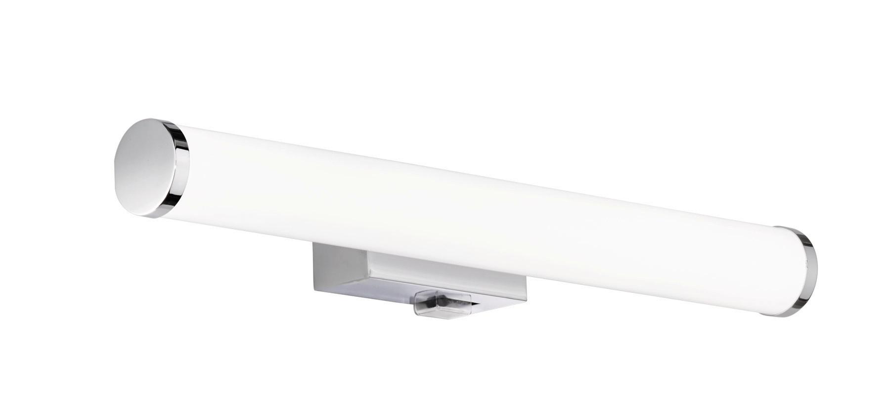LED-Wandleuchte Mattimo in Weiß/Chrom max. 4,3 Watt - Chromfarben/Weiß, Basics, Kunststoff/Metall (40/40/5,5cm) - Trio Leuchten
