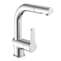 Waschtischarmatur London aus Metall - Chromfarben, Basics, Metall (7,9/22,5/19,5cm) - Schütte