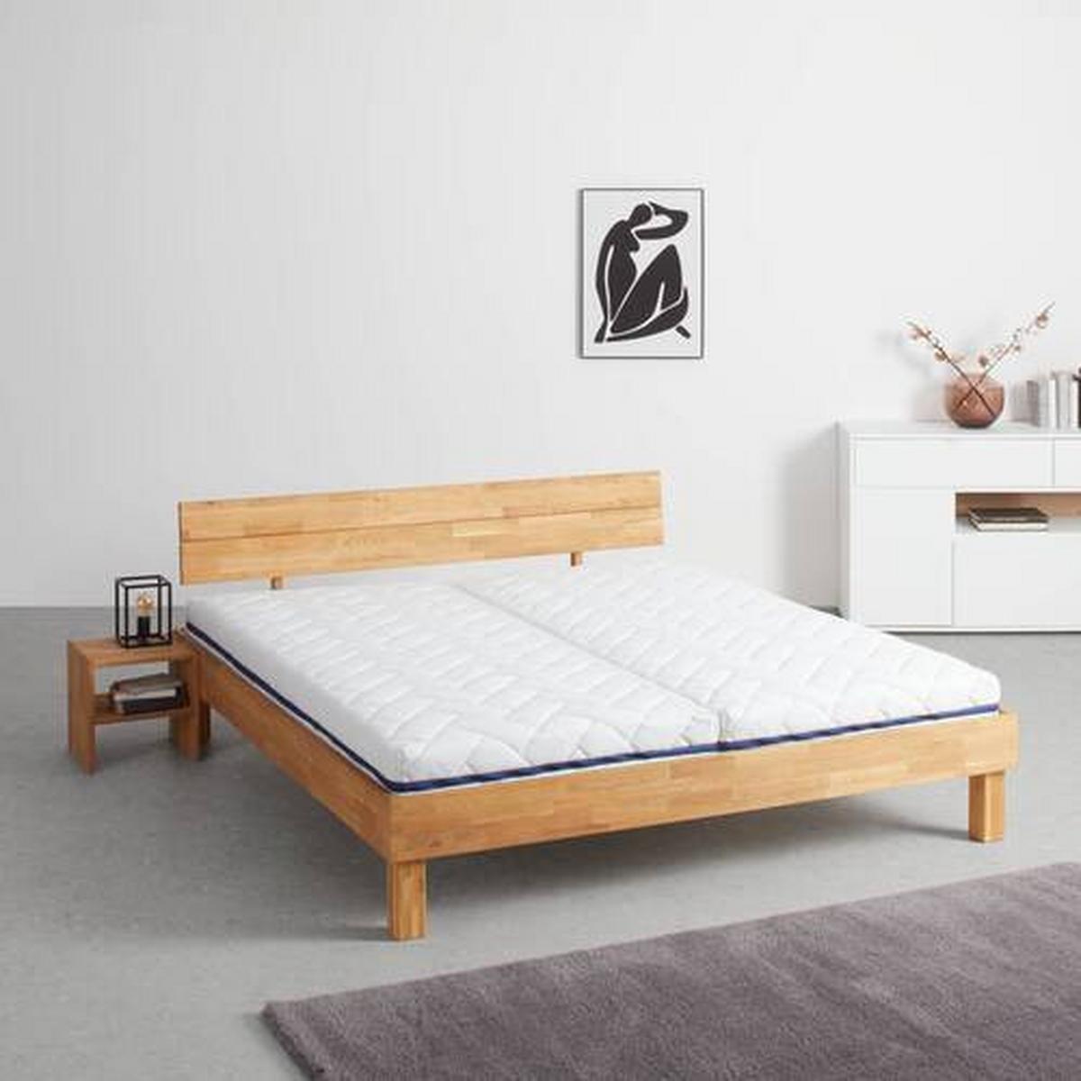 Wendematratze Algua H3/H4 ca. 80x200cm - Weiß, Textil (80/200cm) - Nadana