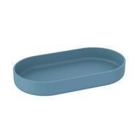 Tablett Naime in Blau - Blau, Modern, Kunststoff (17,7/2,3/9,6cm) - Premium Living