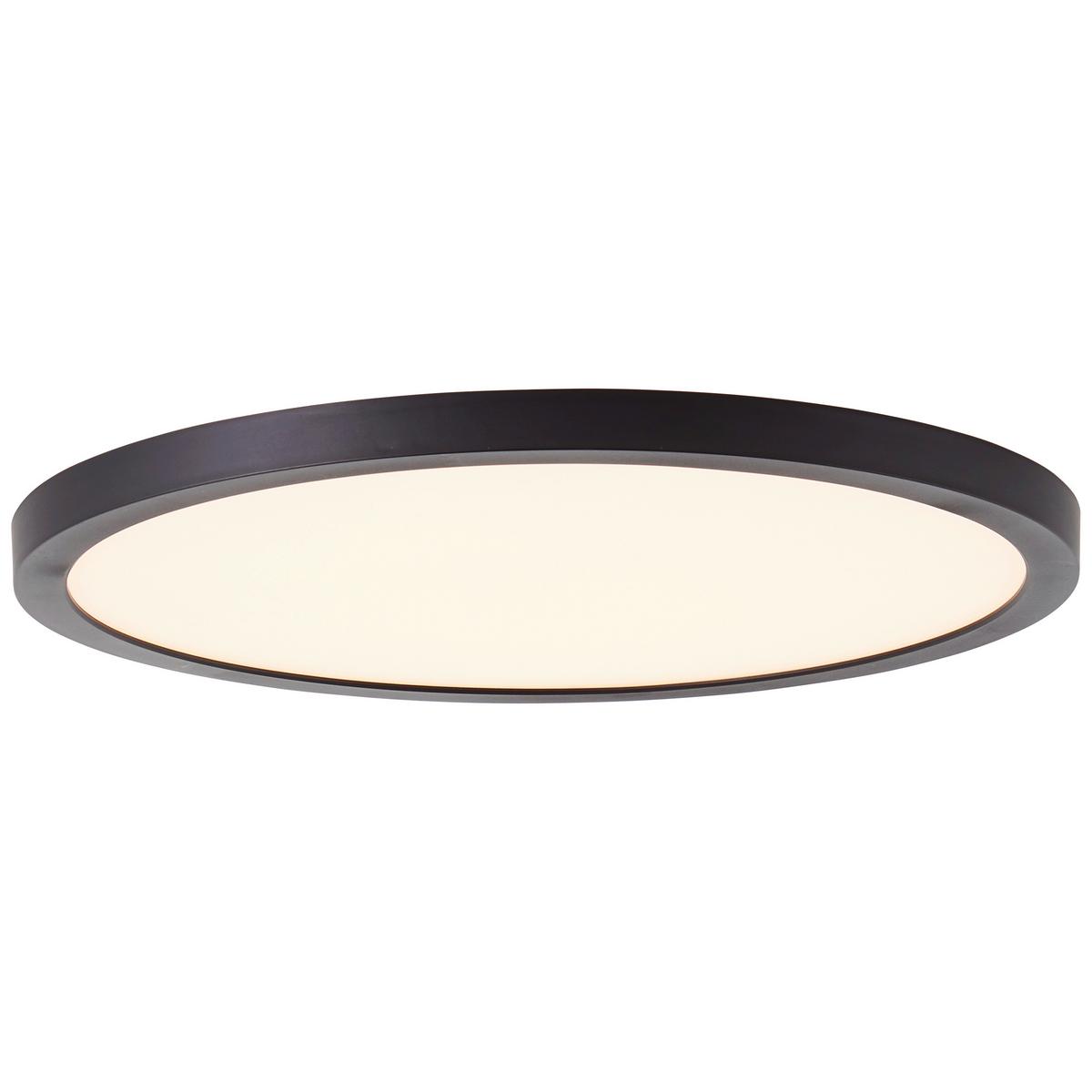 LED-Paneel Tuco Schwarz/Weiß max. 16 Watt - Schwarz/Weiß, Basics, Kunststoff (25/2,1cm) - Brilliant