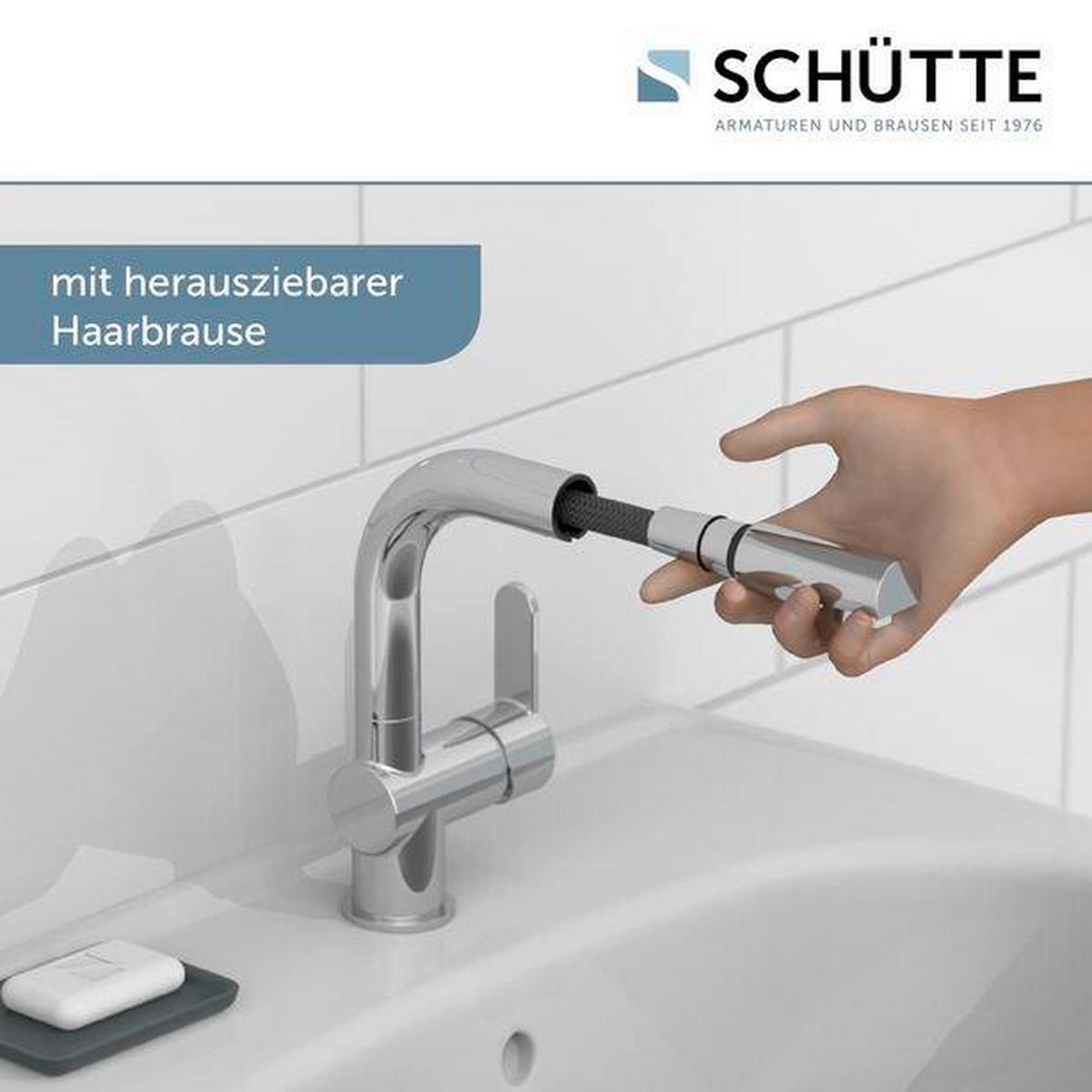 Waschtischarmatur London aus Metall - Chromfarben, Basics, Metall (7,9/22,5/19,5cm) - Schütte