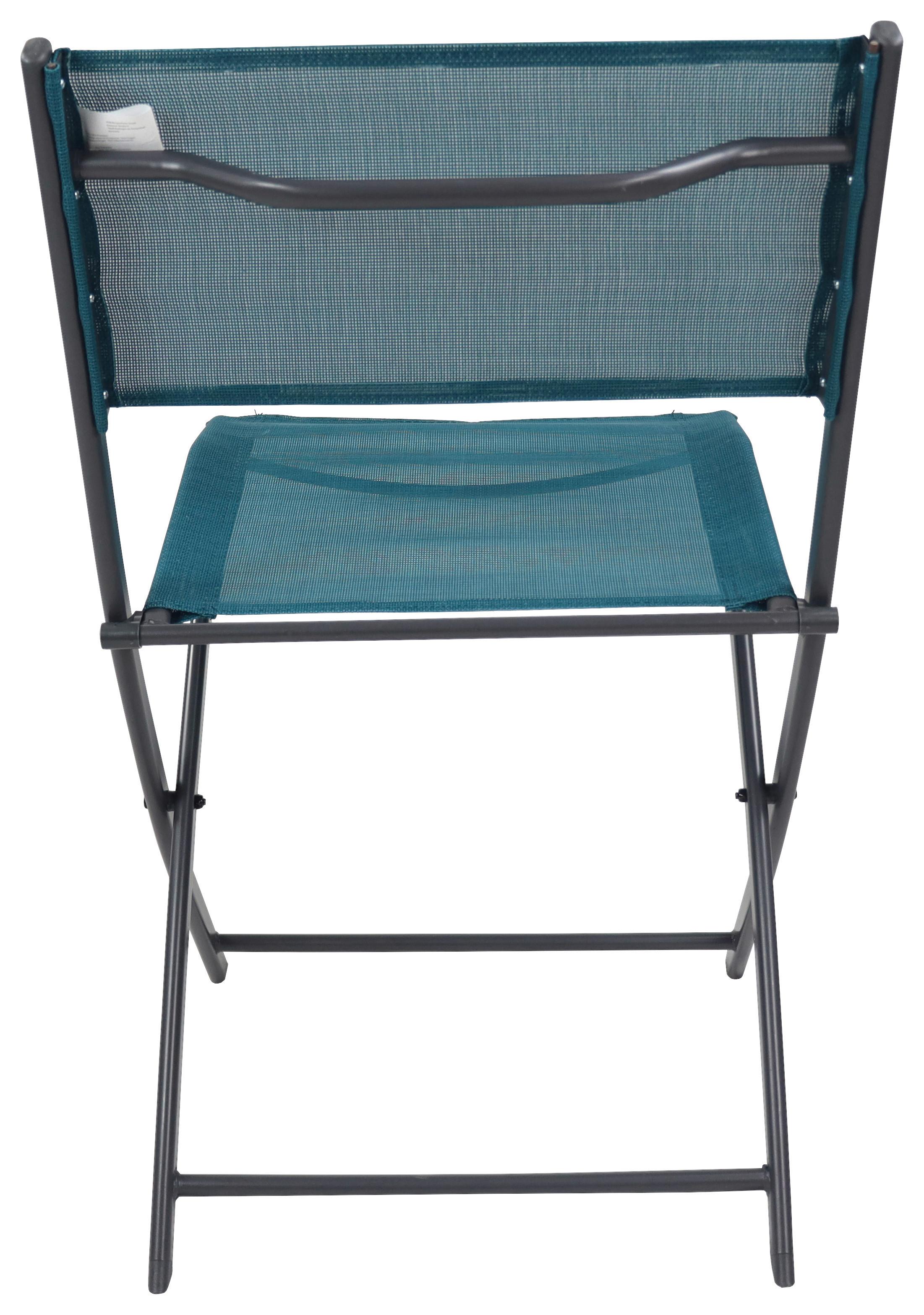 Set Vrtnih Stolov Sumila, Turkizna, 6-Delni - turkizna/črna, Moderno, kovina/tekstil (79/45/46cm) - Ambia Garden