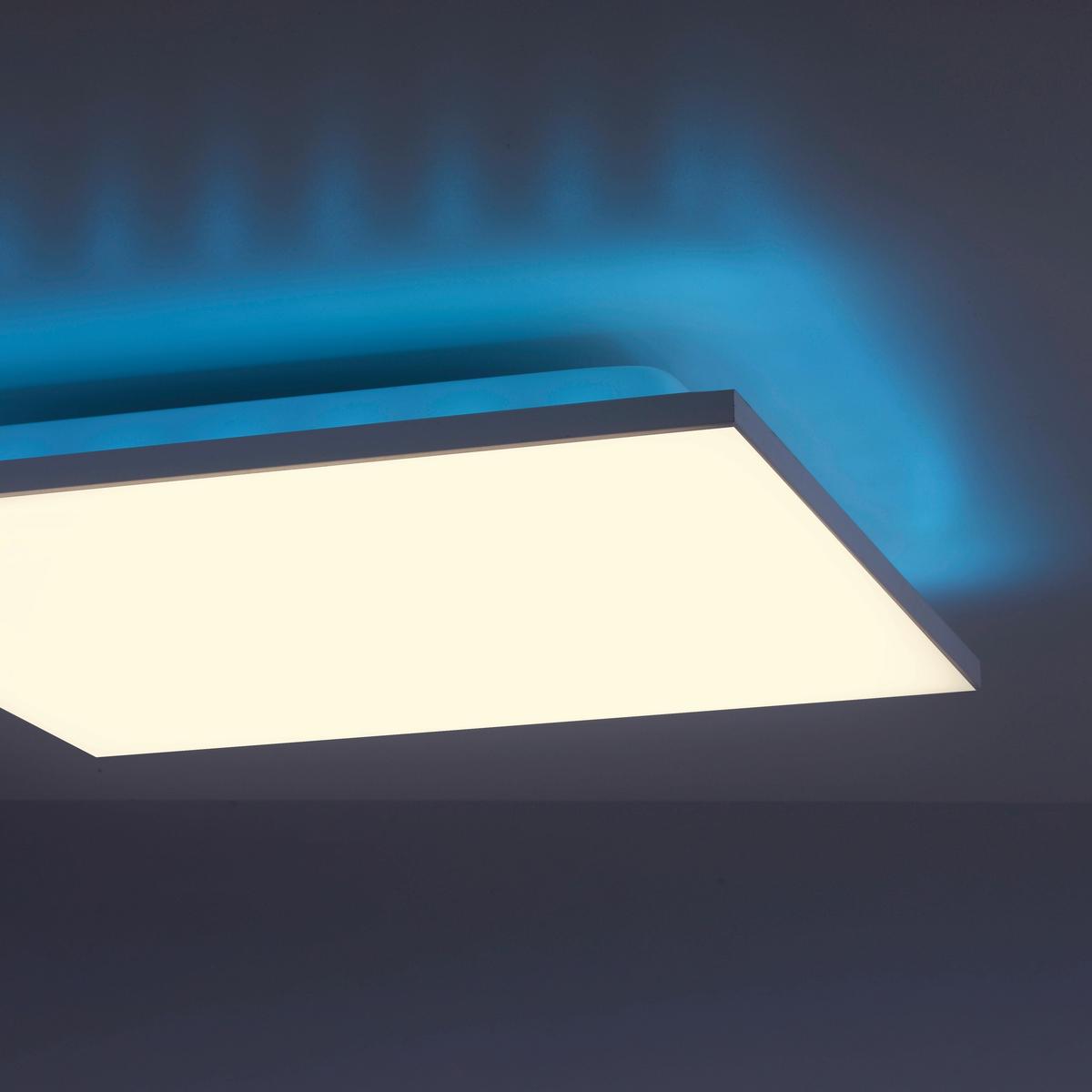 LED-Deckenleuchte Gustav 29 Watt - Weiß, Design, Kunststoff/Metall (45/45/7cm)