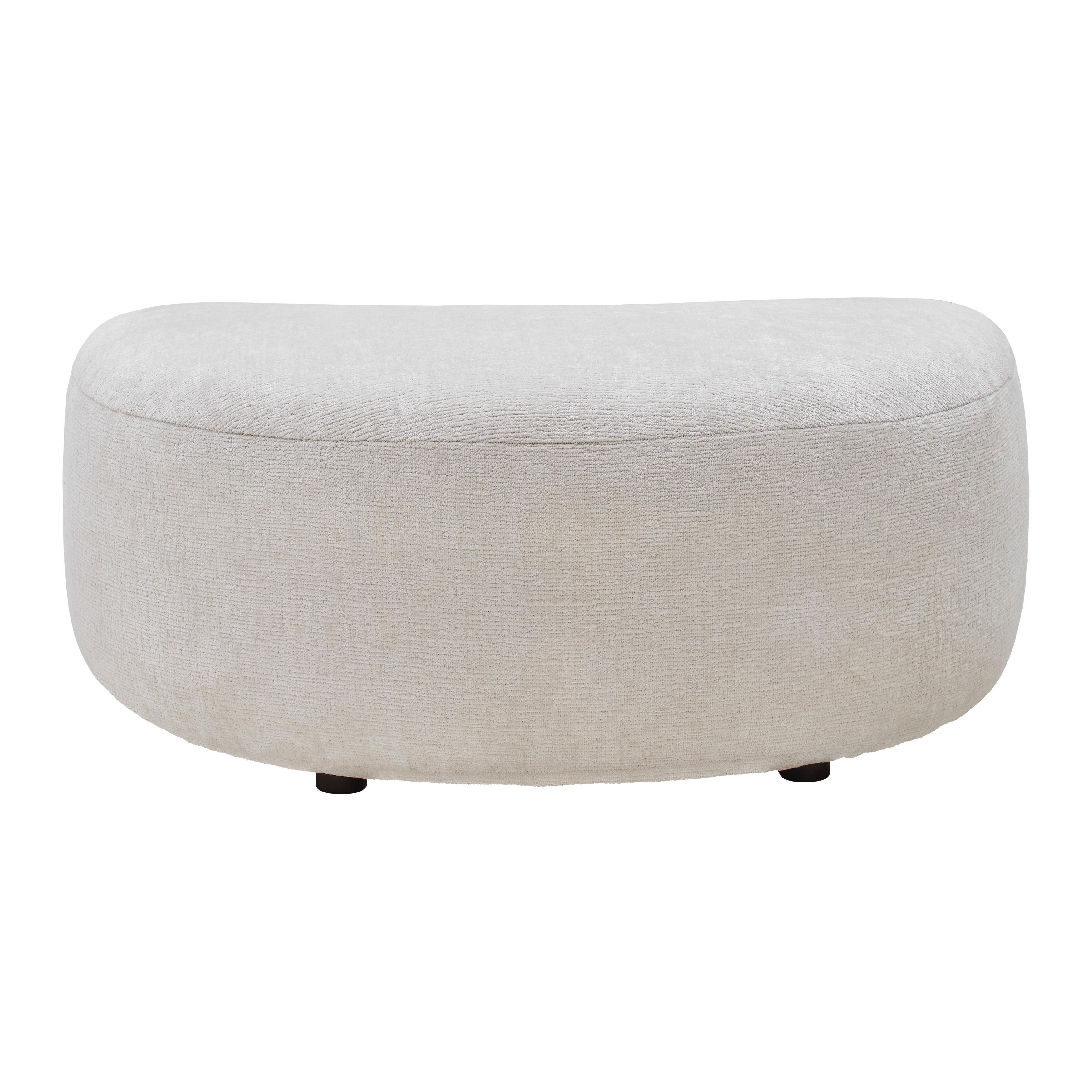Ülőke Leonas - bézs, Modern, textil (102/42/66cm) - Premium Living