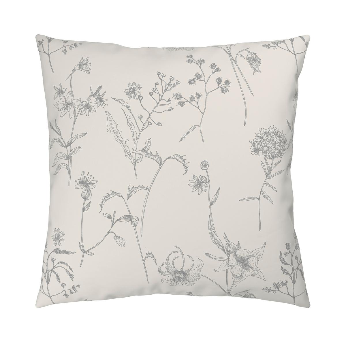 Bettwäsche Nature Romy Grau/Weiß ca. 135x200cm - Weiß/Grau, Textil (135/200cm) - Mömax